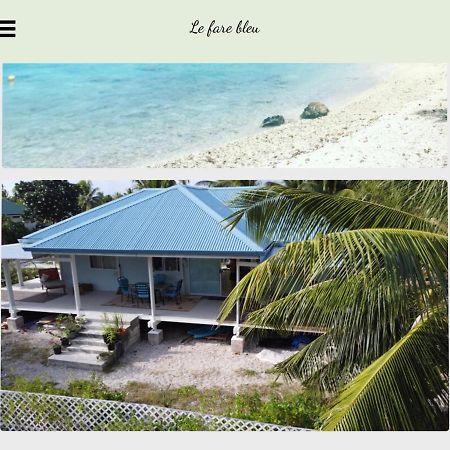 Le Fare Bleu Tiputa Rangiroa Apartment Exterior photo